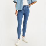 Jeans 720 High Rise Super Skinny LEVI'S. Denim materiaal. Maten Maat 31 (US) - Lengte 32. Blauw kleur