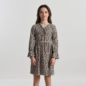 Jurk met lange mouwen en bloemenprint MINI MOLLY. Polyester materiaal. Maten 16 jaar - 162 cm. Andere kleur