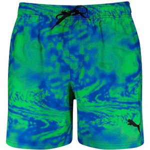 PUMA - Bedrukte Zwemshort - Blauw