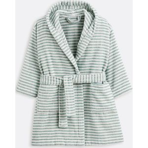 Malo - Badjas met Kap - Celadon - 100% Katoen - Unisex