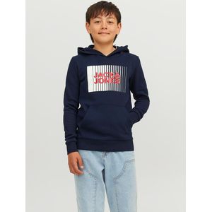 Hoodie in molton JACK & JONES JUNIOR. Molton materiaal. Maten 8 jaar - 126 cm. Blauw kleur