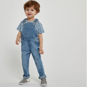 Salopette in jeans LA REDOUTE COLLECTIONS. Denim materiaal. Maten 18 mnd - 81 cm. Blauw kleur