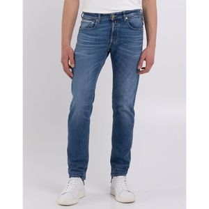 Rechte jeans Grover REPLAY. Katoen materiaal. Maten Maat 33 (US) - Lengte 32. Blauw kleur