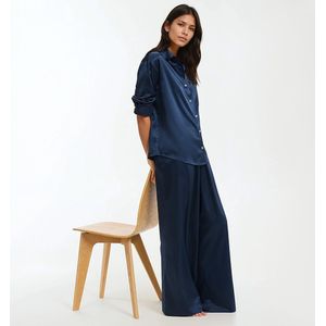 LA REDOUTE COLLECTIONS - Pyjama - Blauw - Satijn