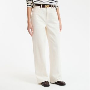 La Redoute Collections - Marceau - Wijde Jeans - Ivoor - Denim Materiaal