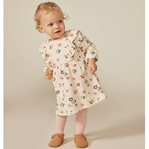 Robe à manches longues imprimé fleuri PETIT BATEAU. Katoen materiaal. Maten 2 jaar - 86 cm. Multicolor kleur