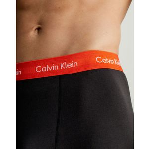 Set van 3 boxershorts in stretch katoen CALVIN KLEIN UNDERWEAR. Katoen materiaal. Maten S. Oranje kleur