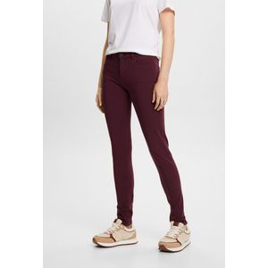 Skinny broek 5-pockets  L30 ESPRIT. Katoen materiaal. Maten Maat 31 (US) - Lengte 30. Rood kleur