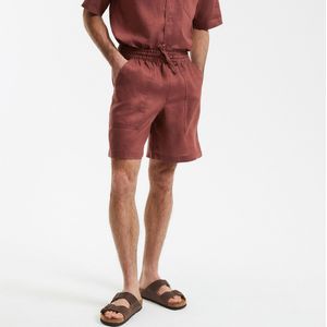 LA REDOUTE COLLECTIONS - Bermuda - Kastanje - Linnen