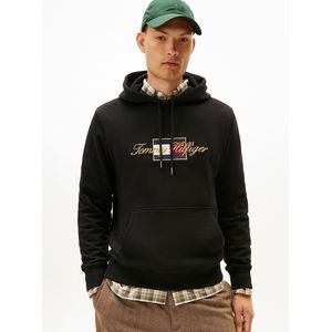 Tommy Hilfiger, Heren, Sweatshirts & Hoodies, Zwart, Maat: XL