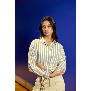 CLARA LA PETITE ETOILE - Vloeiend Hemd - Groen - Viscose