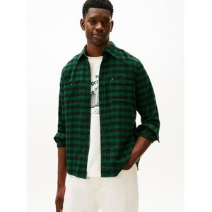 Tommy Hilfiger - Model BUFFALO - Vrijetijdsoverhemd - Geruit - Regular Fit - Puur Katoen