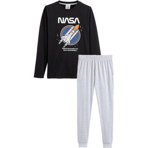 Pyjama raketprint Nasa met zakken NASA. Katoen materiaal. Maten 10 jaar - 138 cm. Zwart kleur