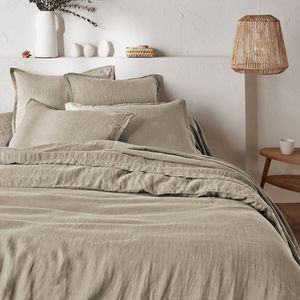 LA REDOUTE INTERIEURS - Linot - Dekbedovertrek - Gewassen Linnen - Linnen Kleur