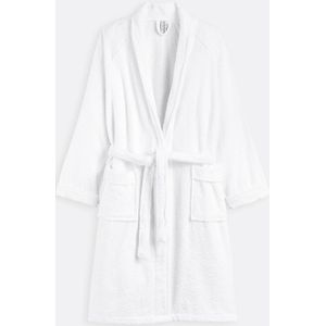 Haxel - Badjas - Wit - 100% Katoen - Badstof 450g/m² - Unisex