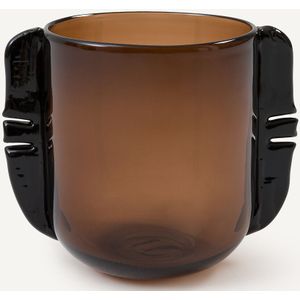 AM.PM - Limno - Handgeblazen Glazen Vaas - Kastanje - H20 cm