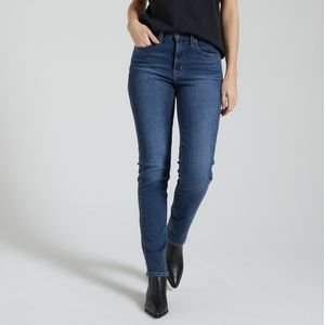 Jeans 724 High Rise Straight LEVI'S. Denim materiaal. Maten Maat 30 (US) - Lengte 34. Blauw kleur