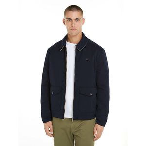 TOMMY HILFIGER - Omkeerbare Jas - Ribfluweel - Marineblauw - Katoen