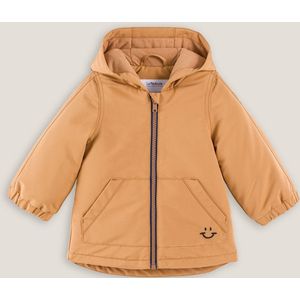 Parka met kap LA REDOUTE COLLECTIONS. Polyester materiaal. Maten 3 mnd - 60 cm. Geel kleur