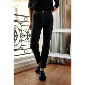 Rechte jeans in stretch Brieg LA PETITE ETOILE. Katoen materiaal. Maten 36 FR - 34 EU. Grijs kleur