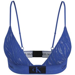 CALVIN KLEIN UNDERWEAR - Animal Lace - Triangel-BH - Blauw