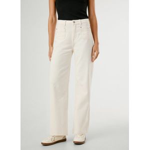 PEPE JEANS - LEXA - Rechte Jeans - Ecru - Hoge Taille