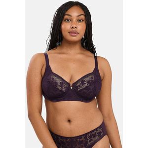Suzie - Omsluitende Beugel-BH - Violet - Kant Materiaal