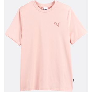 PUMA - T-shirt - Roze - Katoen - Korte Mouwen
