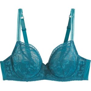 LA REDOUTE COLLECTIONS - Graphic - Omsluitende BH - Groen - Kant