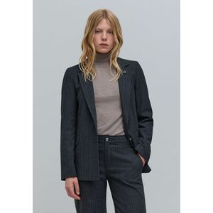 IKKS - Colbert - Antraciet Grijs - Polyester - Lange Mouwen