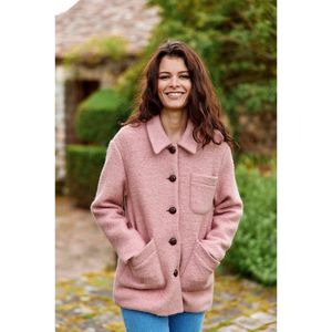 LA PETITE ÉTOILE - NITA - Korte Jas - Oudroze - Wol Mix