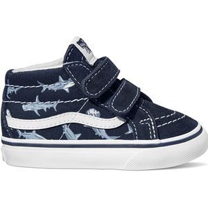 Sneakers Sk8-Mid VANS. Leer materiaal. Maten 23 1/2. Blauw kleur