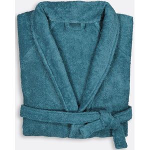 LA REDOUTE INTERIEURS - Badjas - Pauwblauw - Katoen - 450g/m²