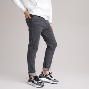 Rechte jeans LA REDOUTE COLLECTIONS. Katoen materiaal. Maten XS. Zwart kleur