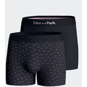 EDEN PARK - Boxershorts - Marineblauw - Katoen - Set van 3