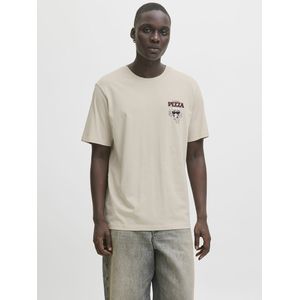 Jack & Jones - T-shirt - Beige - Katoen