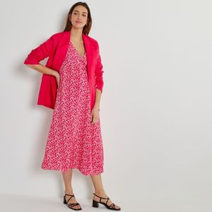 LA REDOUTE COLLECTIONS - Wikkeljurk - Roze - Grafisch Motief - Viscose