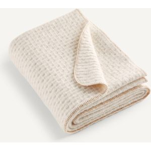 AM.PM - Woola - Plaid - Ivoor - 125 x 175 cm - Lama Wol