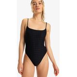 ROXY - Camilo - Badpak - Antraciet - Ballerinastijl - Vaste Schouderbandjes