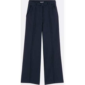 SUNCOO - JICKY - Rechte Broek - Nachtblauw - Polyester
