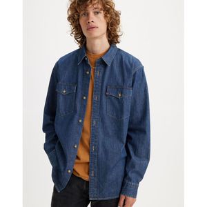 Jeanshemd relaxed fit western LEVI'S. Katoen materiaal. Maten XXL. Blauw kleur