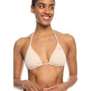 ROXY - Gingham Tiki Tri - Triangel Bikini-BH - Beige