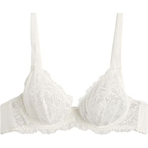 La Redoute Collections - Valentine - Triangel BH - Ivoor - Kant