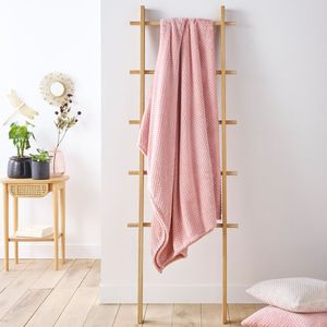 LA REDOUTE INTERIEURS - Puntos - Plaid - Roze - Microvezel