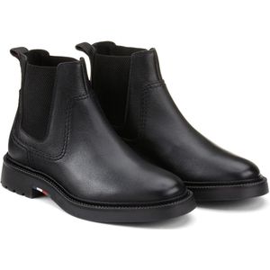 Chelsea boots in leer TOMMY HILFIGER. Leer materiaal. Maten 43. Zwart kleur