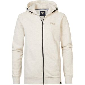 Zip-up hoodie in molton PETROL INDUSTRIES. Molton materiaal. Maten 16 jaar - 174 cm. Wit kleur