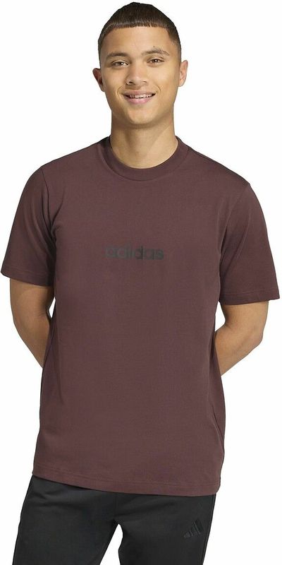 adidas - Sportswear T-shirt - Shadow Brown/Black - Korte Mouwen
