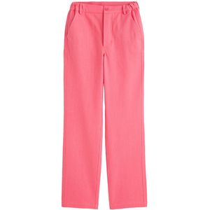 Rechte broek, made in Europe SIXSOEURS X LA REDOUTE. Katoen materiaal. Maten 40 FR - 38 EU. Roze kleur