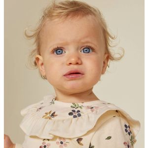 Blouse met lange mouwen PETIT BATEAU. Katoen materiaal. Maten 1 jaar - 74 cm. Beige kleur