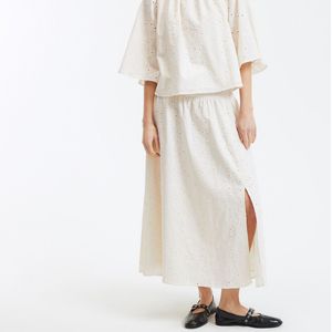 LA REDOUTE COLLECTIONS - Lange Rok - Beige - Katoen